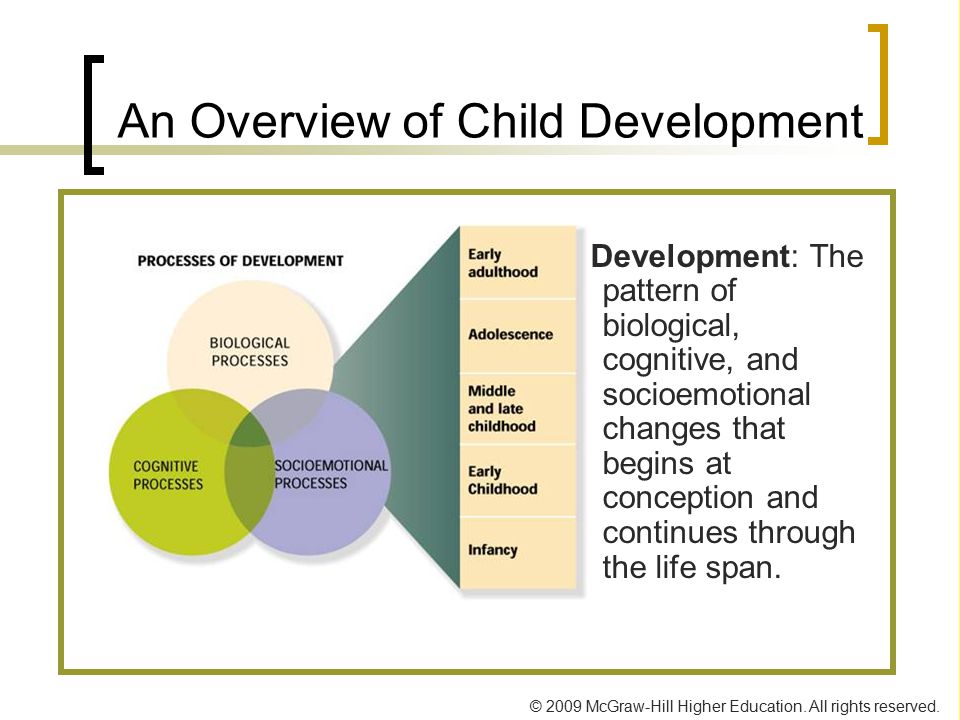 Child development patterns of development